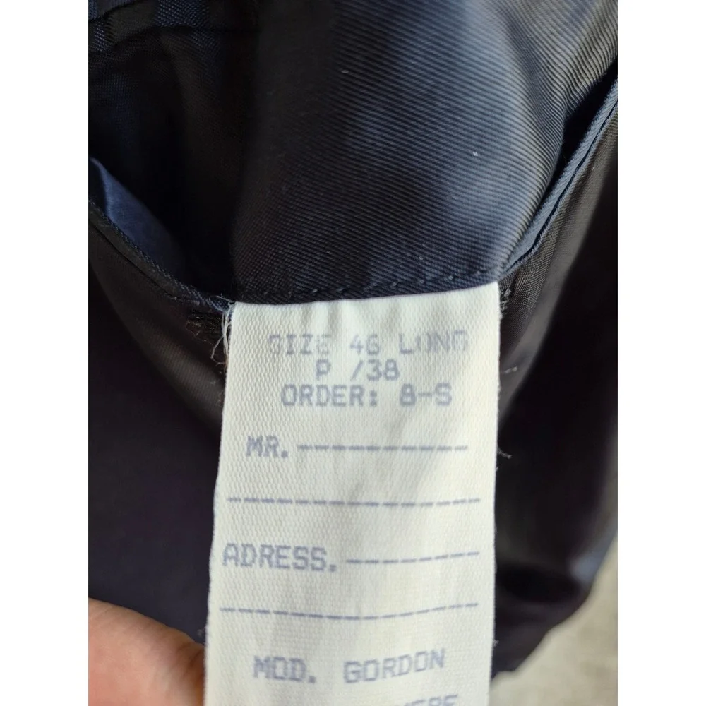 Jos. A.‎ Bank 100% Cashmere Navy Blue Blazer Mens Sport Coat Gordon Sz 46 L